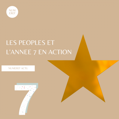 NUMEROLOGIE Les Peoples en année 7, par Charlène Biziou