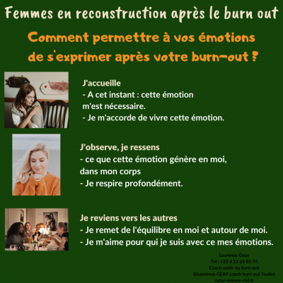 Comment permettre à vos émotions de s'exprimer après votre burn-out ?