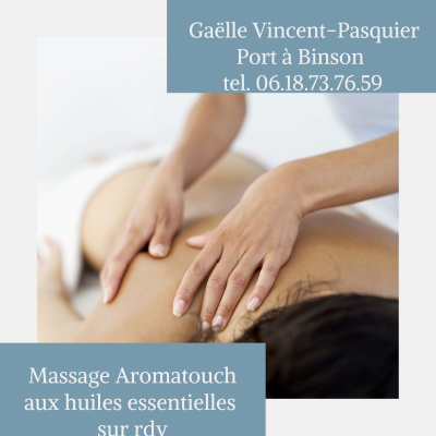 Soin-massage aux huiles essentielles